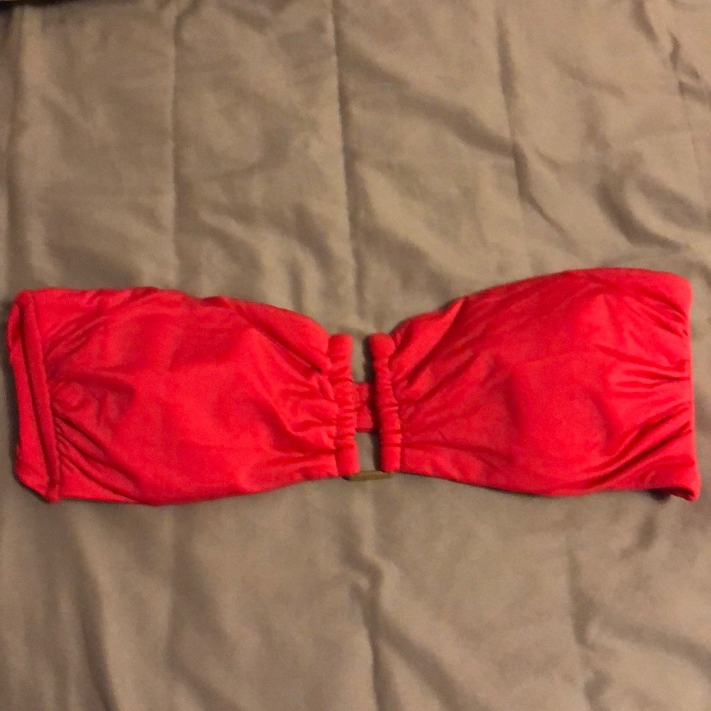 Mossimo (by target) coral strapless bikini top✨